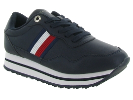 TOMMY HILFIGER ESSENTIAL WEBBING RUNNER<br>Marine