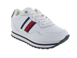 TOMMY HILFIGER ESSENTIAL WEBBING RUNNER<br>Blanc