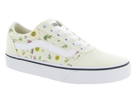 VANS WARD PRESSED FLORAL<br>Blanc