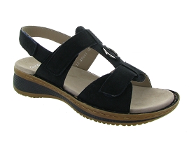 NOWLAN 29001:Cuir/Bleu/Marine