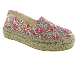 LA MAISON DE L ESPADRILLE 485 LIBERTY<br>Toile Divers Fleurs