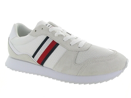 TOMMY HILFIGER RUNNER EVO MIX<br>Blanc
