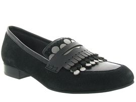 SIMITZ ZINAB:Cuir laminé/Noir/