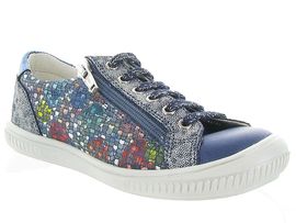 34587 OSAKA SHIVA:Cuir laminé/Bleu/