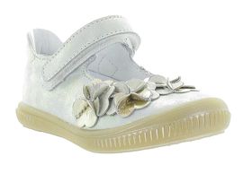 VANILLE EGO:Cuir laminé/Beige/Or