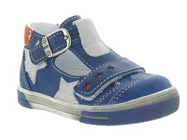 DG370 STEWARD:Cuir/Bleu/