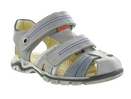 SYBIL CHUT CUIR LISSE:Cuir/Gris/Gris