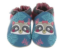 B3555D IUPIDOO RACOON SISTER:Cuir/Bleu/Turquoise