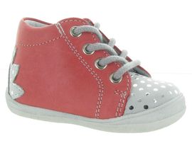AROME VELCRO REBECA:Cuir/Orange/Corail