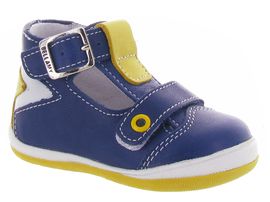 1123 REGI:Cuir/Bleu/Marine