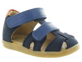 KICKBOOST PIKA SCRATCH:Cuir/Bleu/