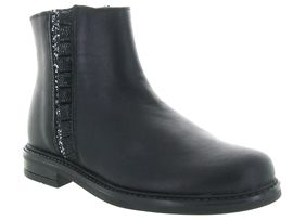 D0268A MIRYA CASTEL:Cuir/Noir/Noir