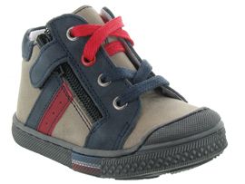 SILVIO AMIENS:Cuir/Gris/