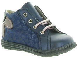 REA ZOFLO:Cuir/Bleu/Marine