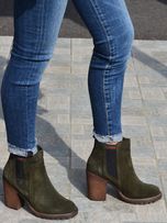 bottines kaki femme