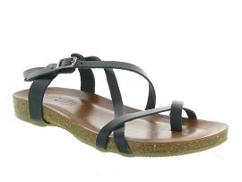 PLAYA 2526:Cuir/Noir/Noir