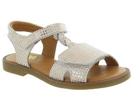 BERRY FARENA:Cuir laminé/Gris/