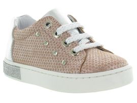 MATIA MATEA:Cuir laminé/Rose/