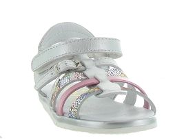 TARNAC MINI:Cuir laminé/Gris/Argent