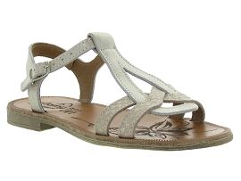 NAHIA TILOU:Cuir laminé/Rose/