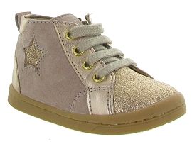 90063 KIKKI STAR:Cuir laminé/Rose/