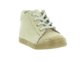 2627 BAHIA:Cuir laminé/Beige/Or