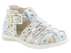 TASMAN MAXI CURLY PLAYA:Cuir laminé/Multicolor/