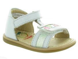 PRAD TITY KIDS:Cuir/Blanc/