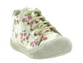 ARCADE STRAPS CRISTY COCOON GIRL:Cuir laminé/Beige/Or