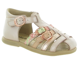 BABYBOTTE TWIX<br>Cuir laminé Rose 