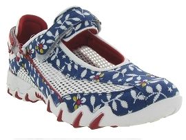 POP NIRO DAISIES:Toile/Bleu/