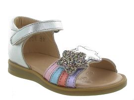 ARTUS 1228:Cuir laminé/Gris/Argent