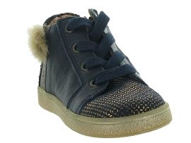 21252 GOA:Cuir laminé/Bleu/Marine