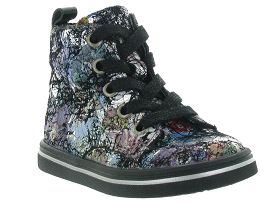 LUC GANIAN:Cuir laminé/Multicolor/