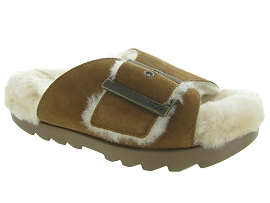 UGG AUSTRALIA OUTSLIDE BUCKLE<br>Camel