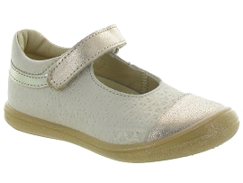 BELLAMY OSSI<br>Cuir laminé Beige Or