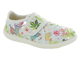 chaussons et pantoufles bebe fille Bellamy olba blanc