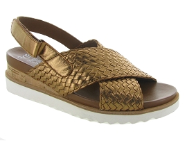 HARMONY PEAU 28206:Cuir laminé/Marron/Bronze