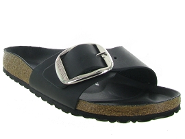 D44N1A SHAHIRA MADRID BIG BUCKLE:Cuir/Noir/Noir