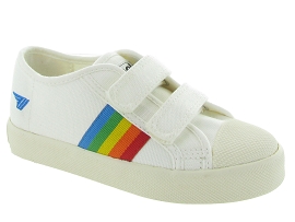 GOLA CAOSTER RAINBOW STRAP<br>Toile Blanc Blanc