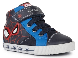 GEOX B26A7C KILWI SPIDERMAN<br>Nubuck Bleu Marine