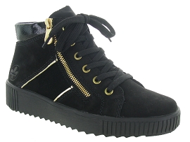 JAZARU Y6416:Nubuck/Noir/Noir