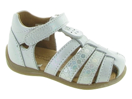 FRODDO CARTE GIRLY<br>Cuir laminé Blanc 