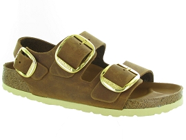 BIRKENSTOCK MILANO BIG BUCKLE<br>Marron