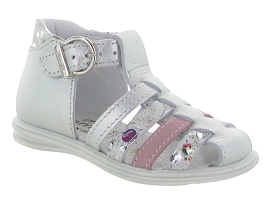 BELLAMY PLAYA<br>Cuir laminé Gris Argent