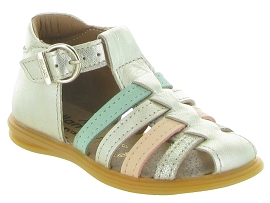 BELLAMY PLAYA<br>Cuir laminé Beige Or