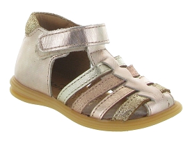 NAIRA PAILLETTE:Cuir laminé/Rose/