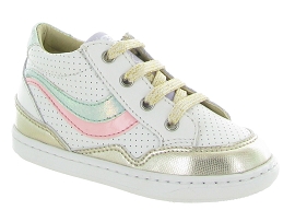 258 BOUBA WAVES:Cuir laminé/Or/