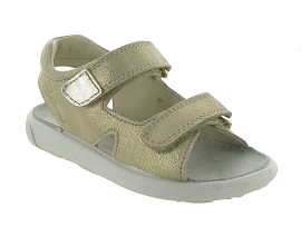 NATURINO GIOGGI<br>Cuir laminé Beige Or