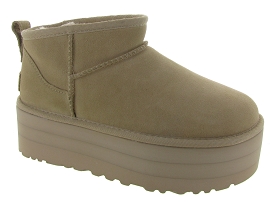 UGG AUSTRALIA CLASSIC ULTRA MINI PLATFORM<br>Beige